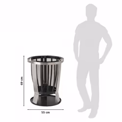 LANDMANN 11804, Noir, Argent, 49,5 cm, 680 mm