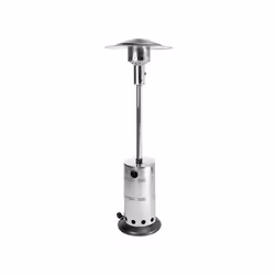 LANDMANN 12016ST, Chauffage de patio autonome, Acier inoxydable, Butane / Propane, 9900 W, 750 mm, 750 mm