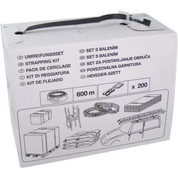 Set de cerclage 600 m livré avec 200 agrafes C05682