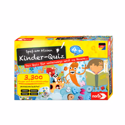 Noris Children's quiz for clever kids, Jeu de société, Education, 4 an(s), Edition de voyage, Jeu familial