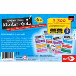 Noris Children's quiz for clever kids blue Jeu de société Education