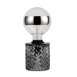 Pauleen Crystal Smoke lampe de table E27 Noir