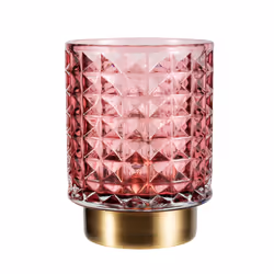 Pauleen Cute Glamour, Rose, Verre, Métal, Chambre à coucher, Salon, IP20, III, E14