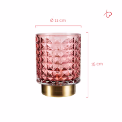 Pauleen Cute Glamour lampe de table E14 Rose