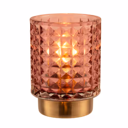 Pauleen Cute Glamour lampe de table E14 Rose
