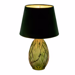Pauleen Crystal Velvet lampe de table E14 Vert