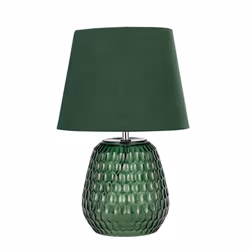 Pauleen Crystal Velours, Vert, Tissu, Verre, Chambre à coucher, Salon, IP20, II, E14
