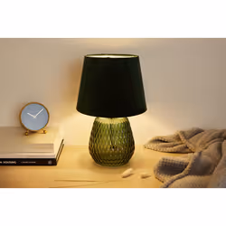 Pauleen Crystal Velours lampe de table E14 Vert - Vue supplémentaire 9