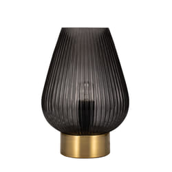 Pauleen Crystal Gloom lampe de table E14 Noir, Laiton, Translucide