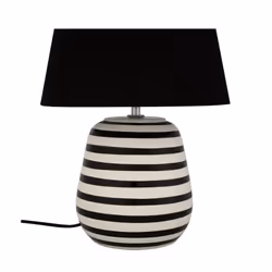 Pauleen Dressy Sparkle lampe de table E14 Noir, Blanc