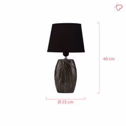 Pauleen 482.21 lampe de table E27 Noir, Gris