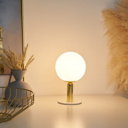 Pauleen 482.30 lampe de table G9 Or, Blanc