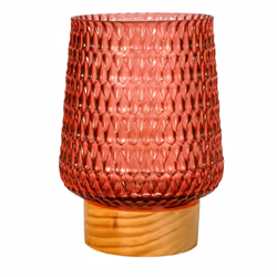 Paulmann 48307, Rose, Verre, Bois, Chambre à coucher, Salon, IP20, III, E27