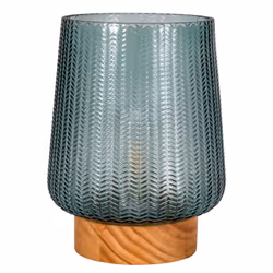Paulmann 48308, Turquoise, Verre, Bois, Chambre à coucher, Salon, IP20, III, E27