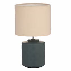 Paulmann Glowing Midnight, Crème, Vert foncé, Vitrocéramique, Tissu, Chambre à coucher, Salon, IP20, II, E14