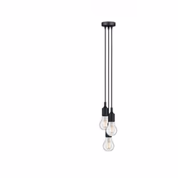 Paulmann 503.82, Support flexible, Noir, Noir, Métal, Silicone, Rétro, Mat