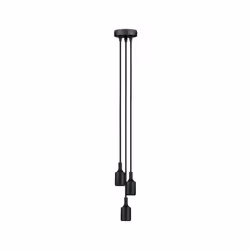 Paulmann 503.82 éclairage en suspension Support flexible E27 Noir