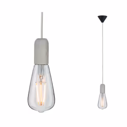 Paulmann Neordic Jano, 1 ampoule(s), E27, IP20, Noir, Gris