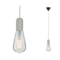 Paulmann Neordic Jano éclairage de plafond Noir, Gris E27