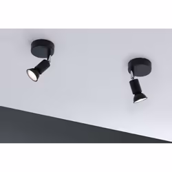 Paulmann Carolina Spot d'éclairage de surface Anthracite, Chrome GU10