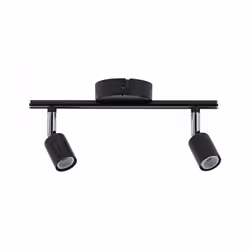 Paulmann Carolina, Spot d'éclairage de surface, GU10, 2 ampoule(s), Anthracite, Chrome