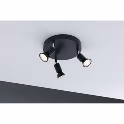 Paulmann Carolina Spot d'éclairage de surface Anthracite, Chrome GU10