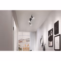Paulmann Carolina Spot d'éclairage de surface Noir GU10
