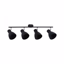 Paulmann Davy, Spot d'éclairage de surface, E27, 4 ampoule(s), Noir