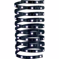 Paulmann YourLED ruban ECO 5 m RGB noir, Ruban lumineux universel, Intérieure, Ambiance, Ruban adhésif, Noir, III