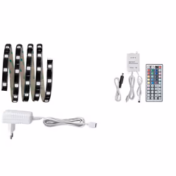 Paulmann YourLED Stripe Kit de base 1,5m RGB noir, clair, Ruban lumineux universel, Intérieure, Ambiance, Ruban adhésif, Noir ...