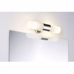Paulmann 70350, Blanc, Verre, Métal, IP44, Mat, 1 lampe(s), 20 W