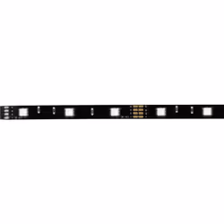 Paulmann YourLED ECO Stripe 1 m RGB noir, Ruban lumineux universel, Intérieure, Ambiance, Ruban adhésif, Noir, III