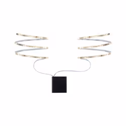 Paulmann 707.01, Ruban lumineux universel, Intérieur &amp; extérieur, Blanc, Métal, Plastique, III, Blanc chaud