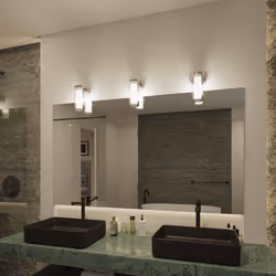 Paulmann Luena, Chrome, Verre, Métal, IP44, I, 1 ampoule(s), LED