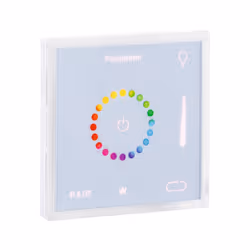 Paulmann Square Touch Modul, Tactile, Blanc, Aluminium, Plastique, IP44, 25 m, 100 mm