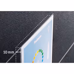 Paulmann Square Touch Modul interrupteur d'éclairage Aluminium, Plastique Blanc