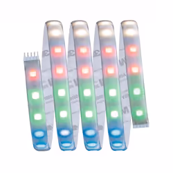 Paulmann RGBW Coated Basic Set, Eclairage intelligent par bande, ZigBee, Argent, LED, 3000 K, 3000 K