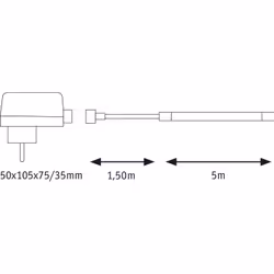 Paulmann SimpLED Ruban lumineux universel Extérieure LED 5000 mm