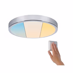 Paulmann Aviar, Rond, Plafond, Chrome, Maison, Bureau, Plastique, IP44