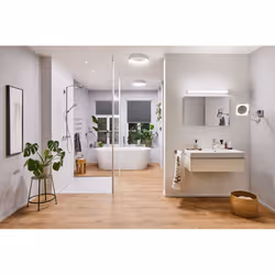 Paulmann Jora miroir de maquillage Carré Chrome, Miroir, Blanc - Vue supplémentaire 4