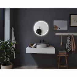 Paulmann HomeSpa Mirra miroir mural Rond Blanc