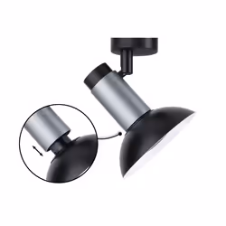 Paulmann Runa éclairage de plafond Anthracite, Noir GU10