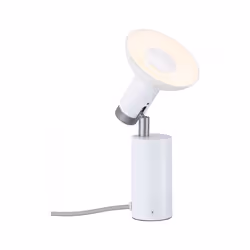 Paulmann Runa lampe de table GU10 20 W Gris, Blanc