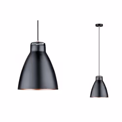 Paulmann 79609 éclairage de plafond Noir, Cuivre E27