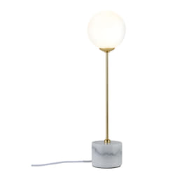 Paulmann 796.61 lampe de table G9 Or, Blanc