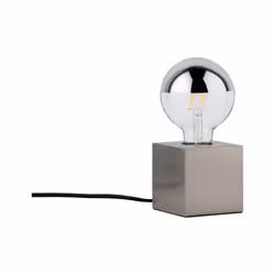 Paulmann 797.30 lampe de table E27 20 W Acier inoxydable