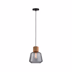 Paulmann 797.39 éclairage de plafond Noir, Marron E27