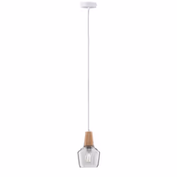 Paulmann 797.45 éclairage de plafond Transparent, Bois E27