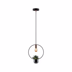 Paulmann 797.48 éclairage de plafond Noir, Cuivre E27