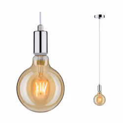 Paulmann Pendant, Support flexible, Chrome, Chrome, Métal, IP44, II